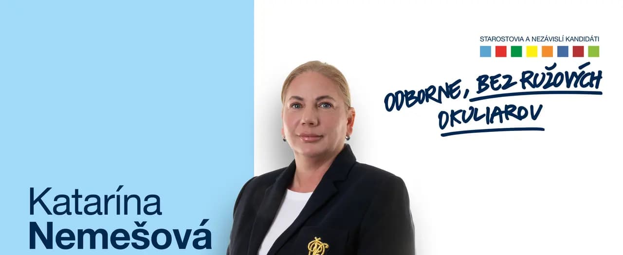 Katarína Nemešová — volebný plagát