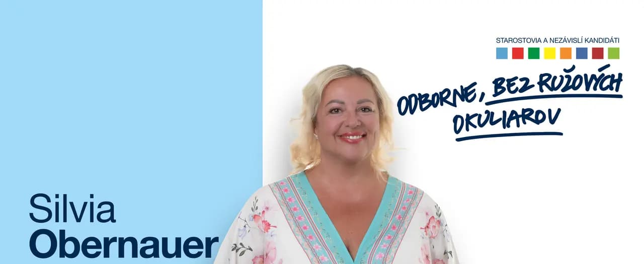 Silvia Obernauer — volebný plagát
