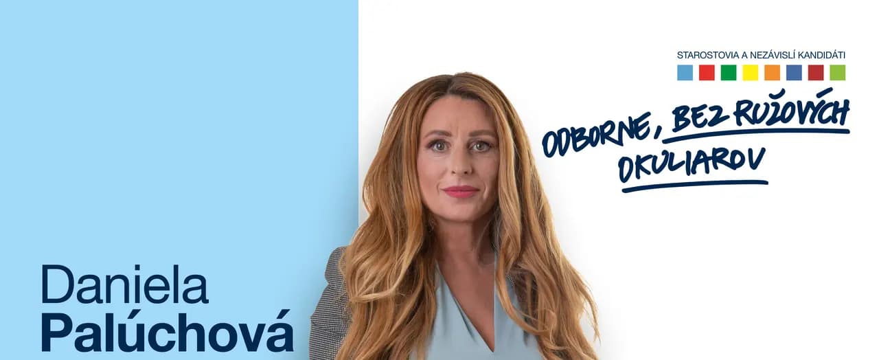 Daniela Palúchová — volebný plagát
